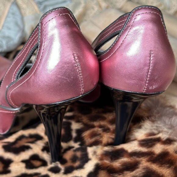 Steve Madden Metallic Pink D’Orsay Stiletto Heels - Picture 10 of 16